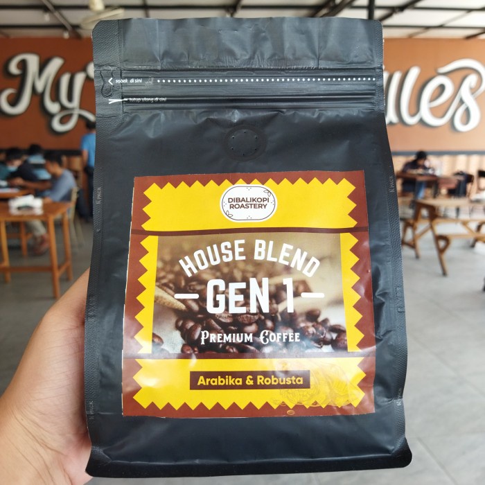 

houseblend Gen 1 Dibalikkopi roastery espresso based - bubuk, 500 gram