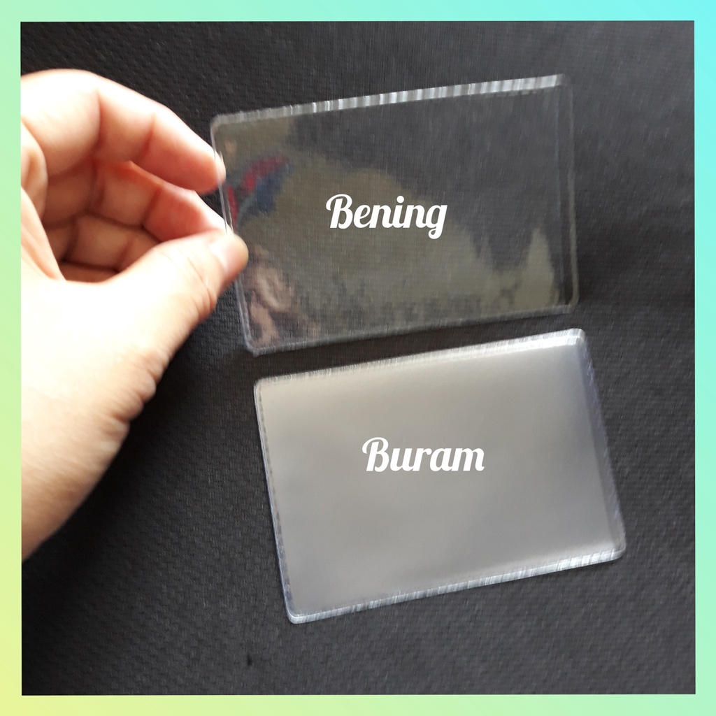 

sampul plastik pelindung kartu atm ktp js shop