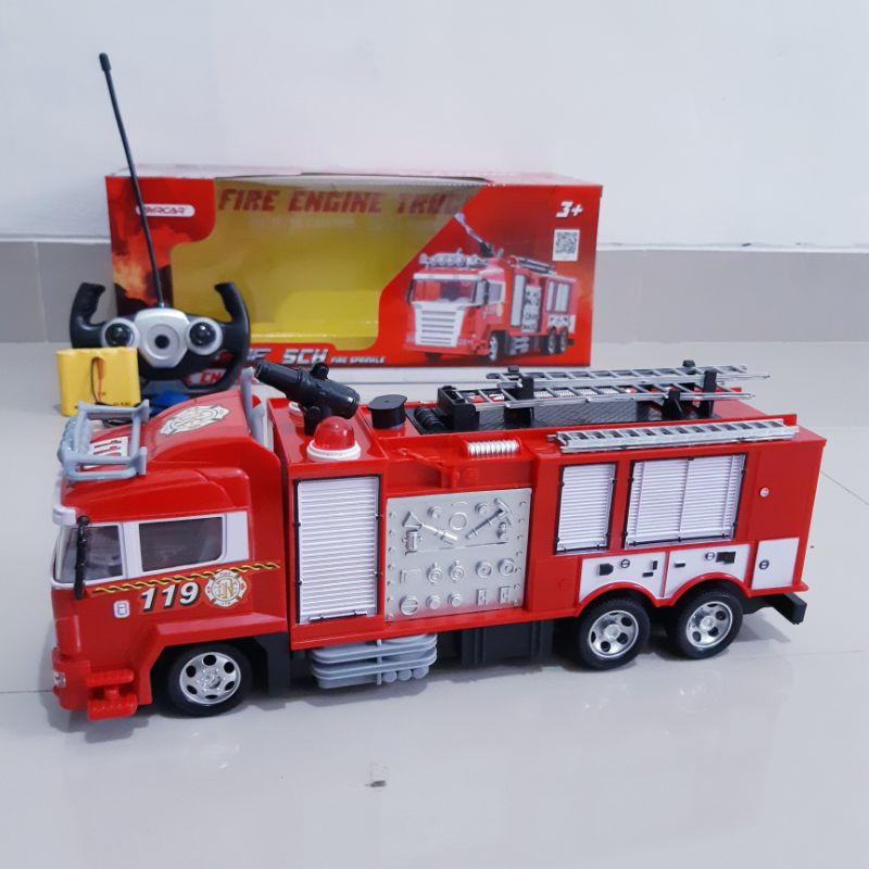 Rc Truk Pemadam Kebakaran - Mainan Mobil Truck Fire Damkar Remot Kontrol Anak