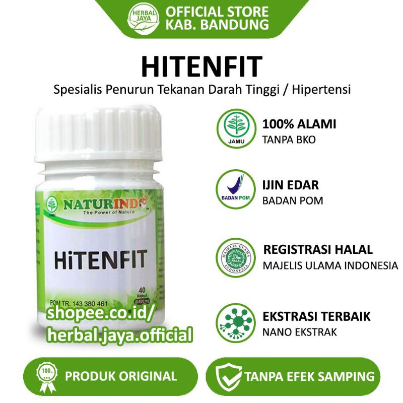 Obat Darah Tinggi Obat Hipertensi Obat penurun Darah TinggiHitenfit Herbal