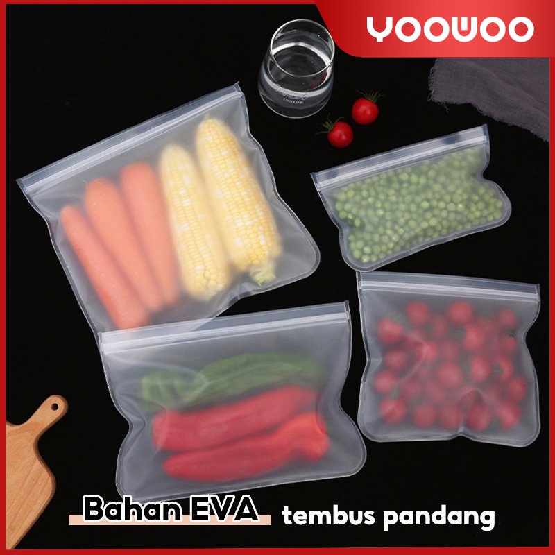 Plastik penyimpanan makanan /  Plastik Kulkas Penyimpanan Reusable / Plastik Penyimpanan Kedap Udara