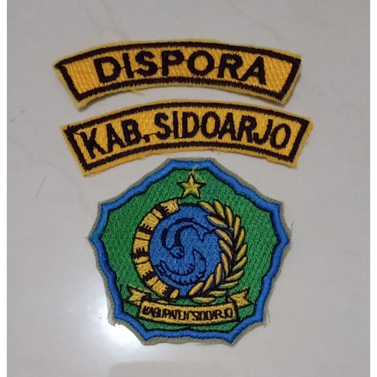 BET BORDIR LOGO PEMKAB KABUPATEN SIDOARJO