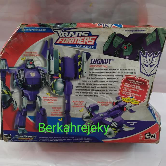 Jual ROBOT TRANSFORMERS ANIMATED DECEPTICONS LUGNUT Best Seller | Shopee  Indonesia