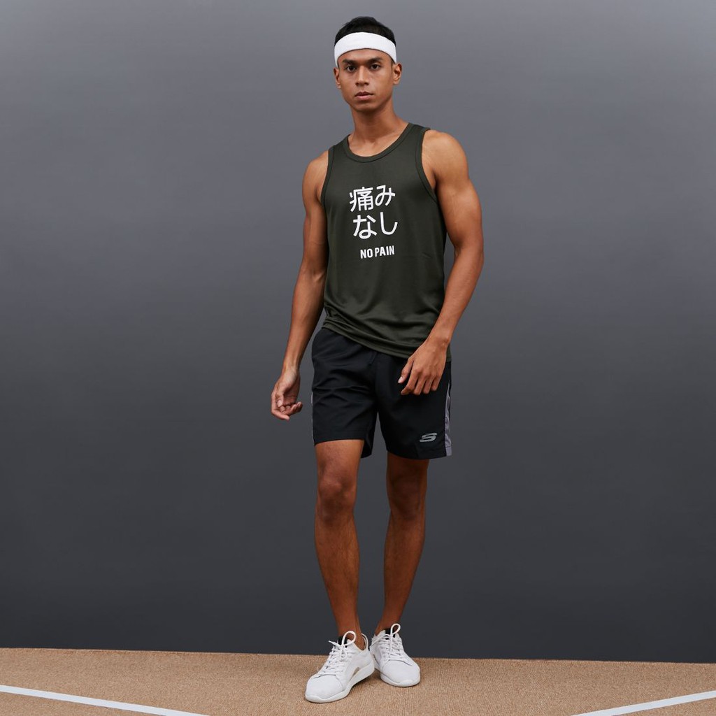 DONSON Sportswear Sleeveless /Singlet No Pain Katakana Army