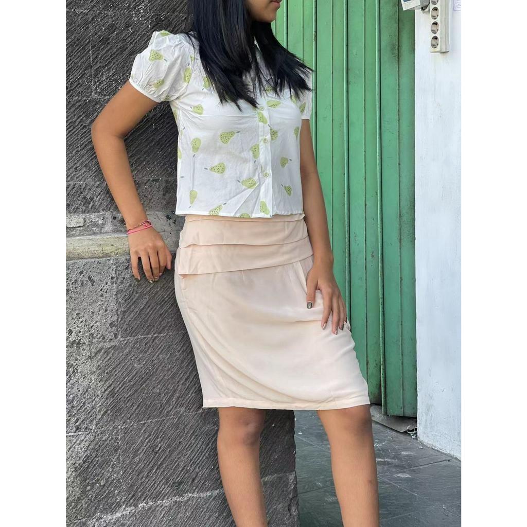 BISA COD~KOREAN SKIRT ROK SIFON LENGAN PANJANG /ROK WANITA PREMIUM/ROK MOTIF FASHION/ROK TUTU SIFON 