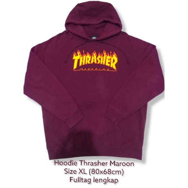 Hoodie Thrasher Second Original
