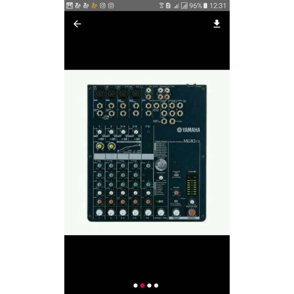 audio mixer YAMAHA MG82CX