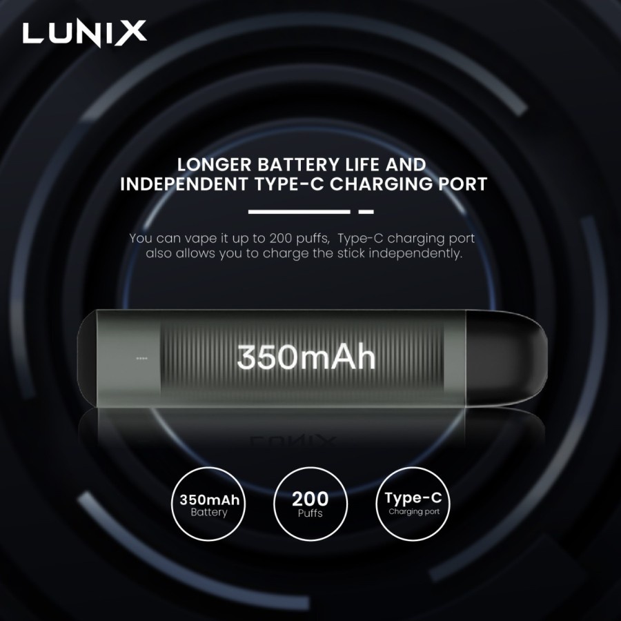 LUNIX MINI STIK 350MAH