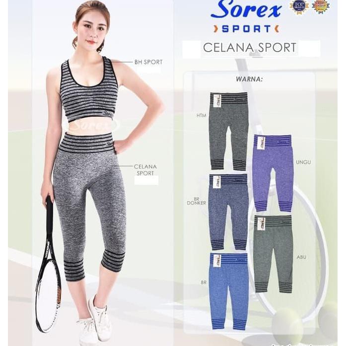 1WFF CELANA SENAM OLAHRAGA/ YOGA WANITA SPORT LEGGING SOREX SP 9704 XHGW