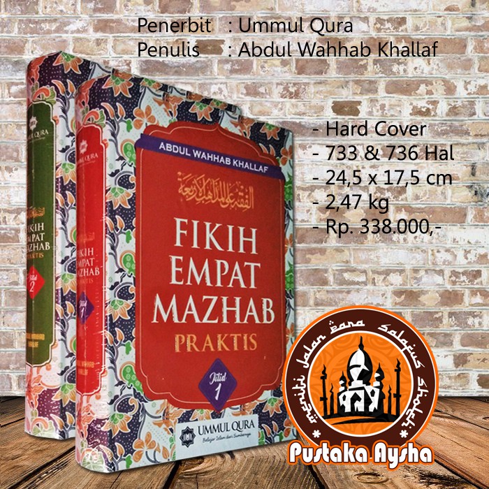 Jual Fikih Empat Mazhab Praktis Lengkap 2 Jilid Ummul Qura Pustaka