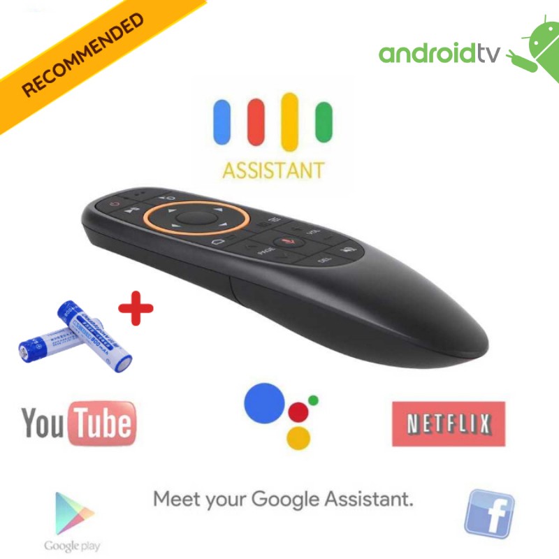 Remote TV Android Google Voice Assistant Samsung LG Sharp Polytron STB Set Top Box Universal
