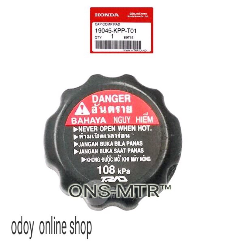 Cap comp tutup radiator Honda CB 150 R , CBR 150 250 R, New CB 150 R led Original