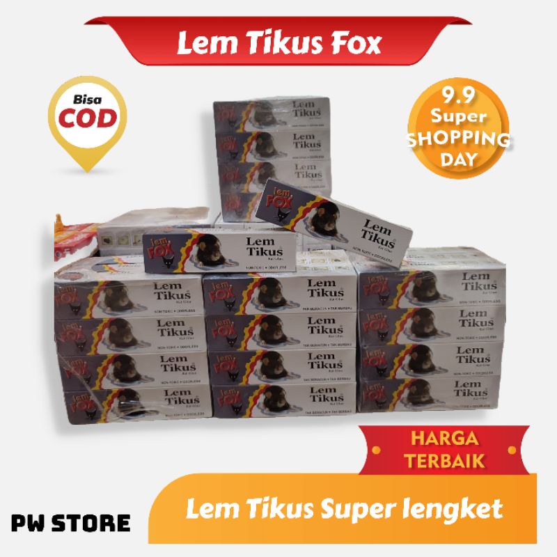 Lem Tikus Fox - Lem Tube Super Lengket Tidak berbau Dan Warna Bening