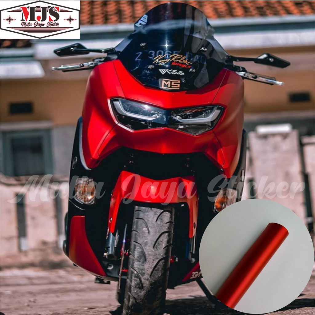 decal stiker motor nmax new/old full body warna merah