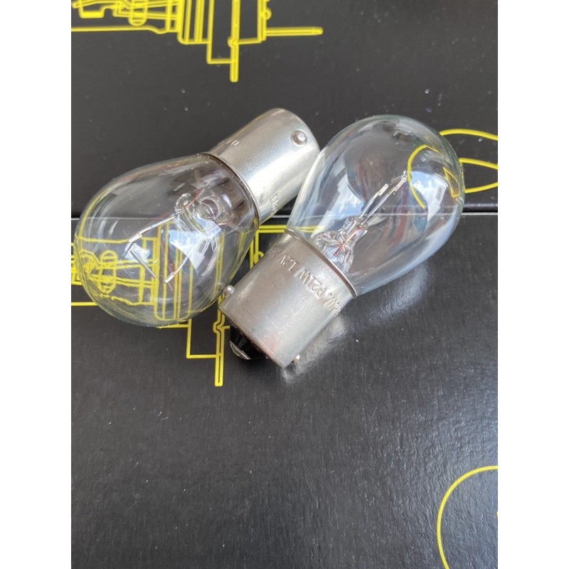 Bohlam Lampu Sein Mundur Mobil 12 Volt P21W