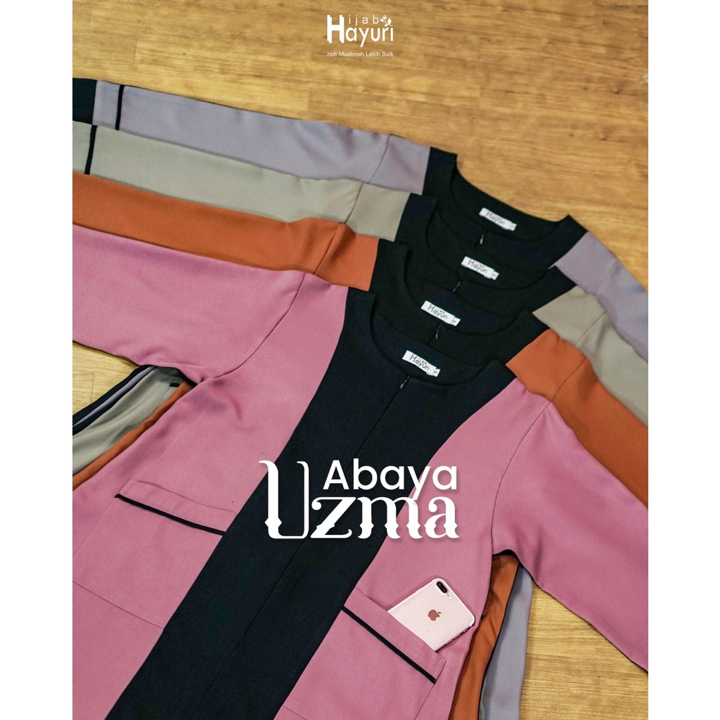 ABAYA UZMA HIJAB HAYURI ORIGINAL 100%