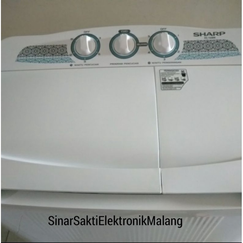 Sharp Mesin Cuci 2 Tabung 7 Kg / 6,5 Kg Low Watt 6.5 EST 65 MW T65 7kg Termurah Malang