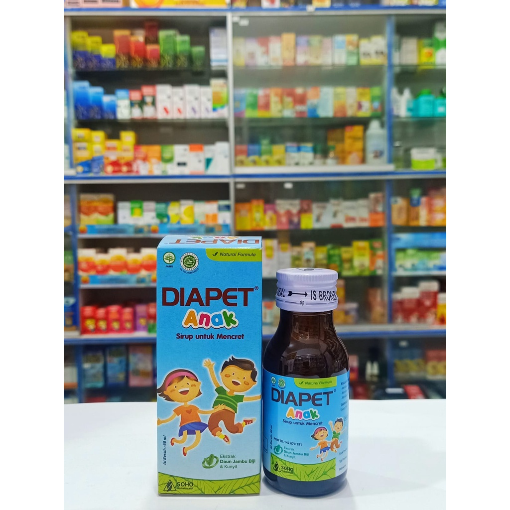 Diapet Anak Sirup 60 ml Obat Diare Mencret