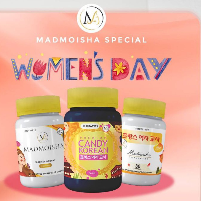 READY SPECIAL EDITION WOMEN'S DAY VALENTINE ISRA MIRAJ EDITION KOREAN WHITENING, CANDY , DAN ANTITOK