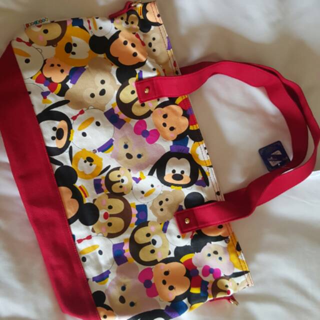 Tas disneyland hongkong tsum2. authentic kualitas bagus asli disney hongkong