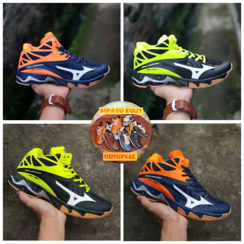 (COD Bayar Ditempat) TS Sepatu Mizuno Wave Lightning Z5 Premium 100% Import Pria