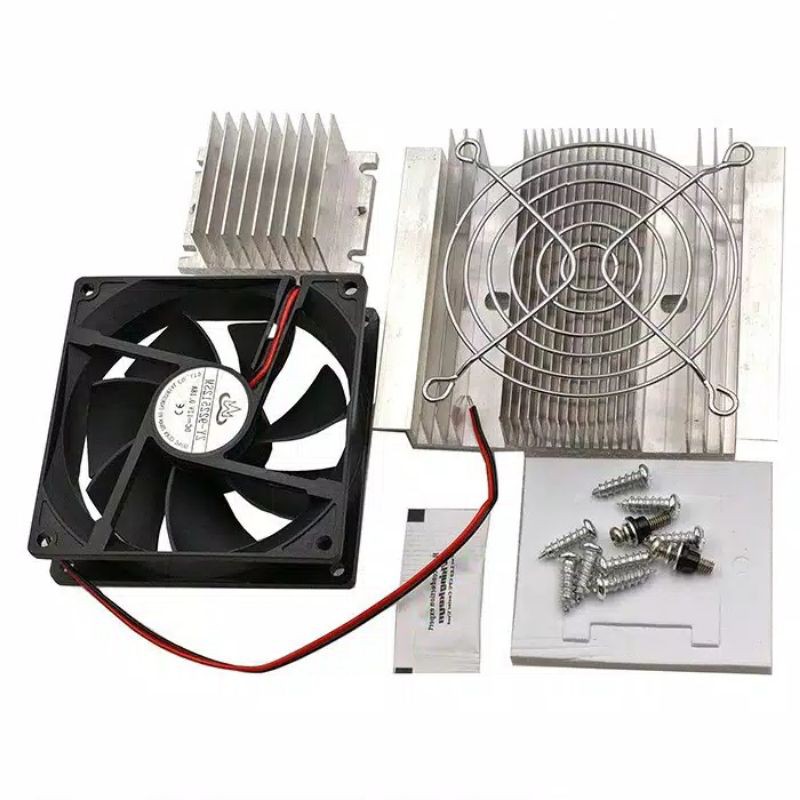 KIT PENDINGIN PELTIER TEC1-12706 SET HEATSINK DIY KULKAS MINI AKUARIUM DLL