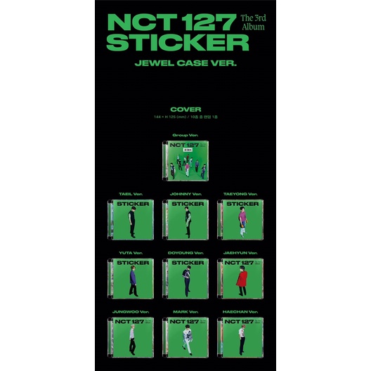 DP NCT 127 ‘STICKER’ JEWEL CASE VER