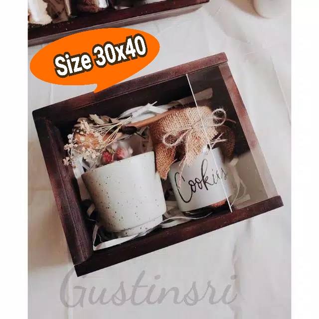 

GIFT BOX KAYU KOTAK SESERAHAN HANTARAN PERNIKAHAN KOTAK MAHAR HAMPERS KOTAK PARCEL KAYU SOUVENIR