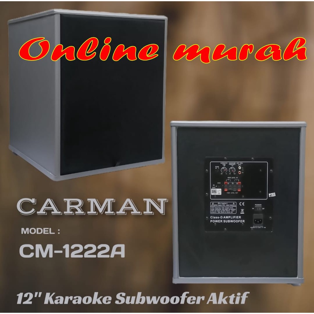 subwoofer carmen cm 1222a crimson cm1222a 12 inch original