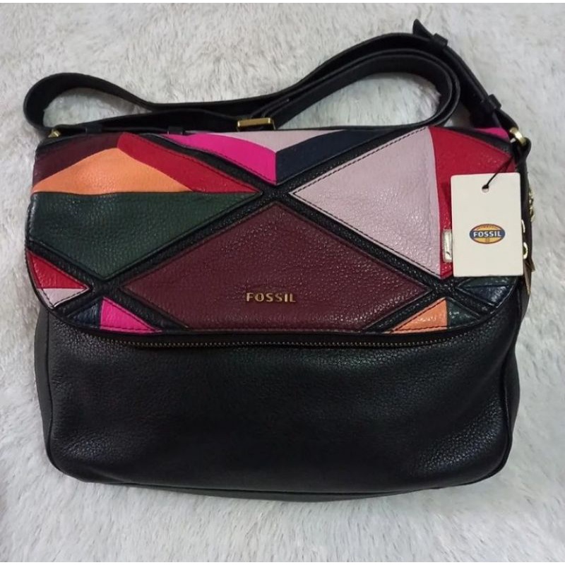 tas fossil preston patchwork large preloved