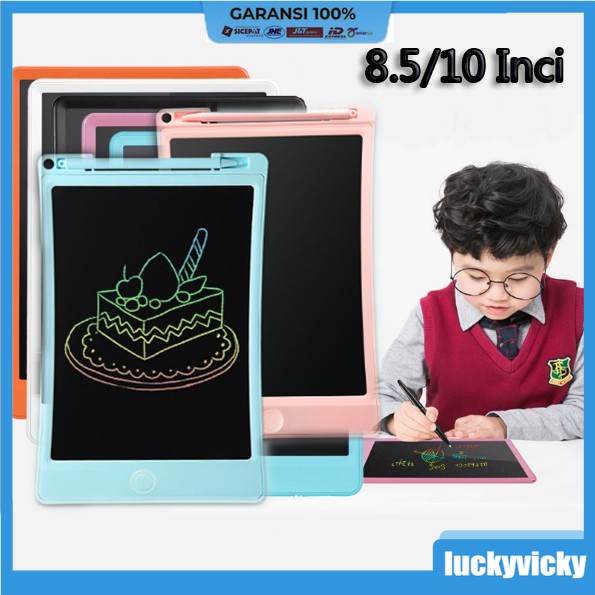 lcd drawing writing tablet 8 5 10 inch  papan tulis lcd gambar untuk anak dan dewasa