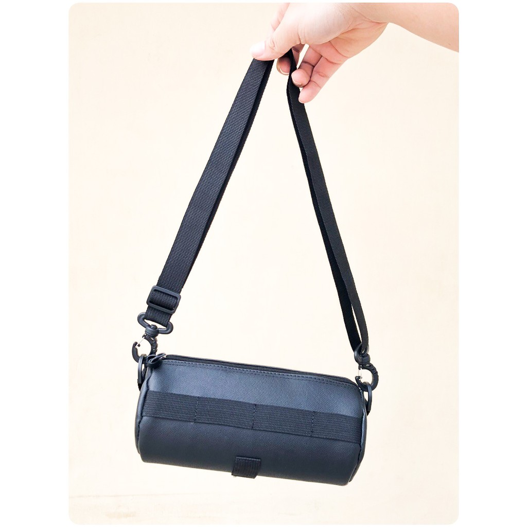 TERLARIS tas sepeda TanpaMerk happy hour jetblack original tas selempang fashion