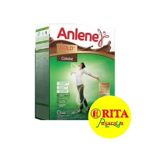 Anlene Gold Susu Dewasa  50 Tahun ke Atas Rasa Coklat 900 Gr