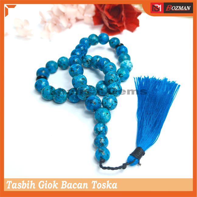 TASBIH TOSKA TANZANIA LIKE BACAN DIM 10MM ISI 33 BUTIR AKSESORIES PERLENGKAPAN IBADAH SHOLAT DZIKIR FASHION MUSLIM