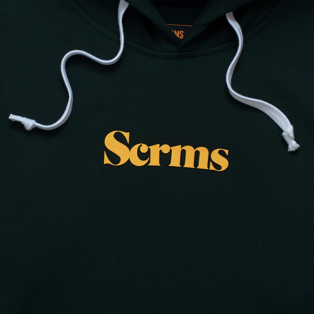 Screamous Hoodie SCRMSERIF FOREST GREEN