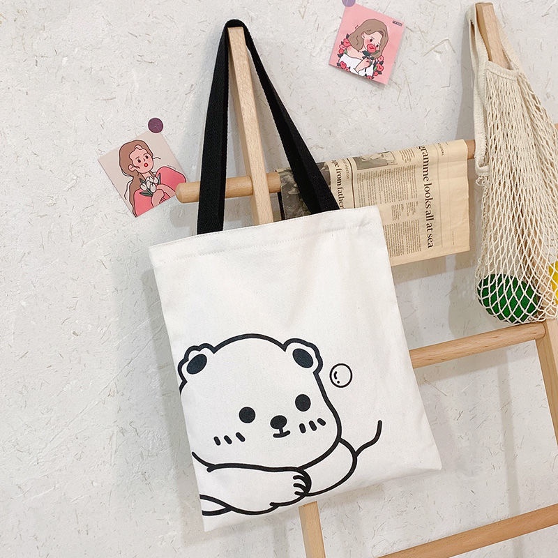 FINOM SAIRA - Tote Bag Dinir Wanita Remaja Korean Style