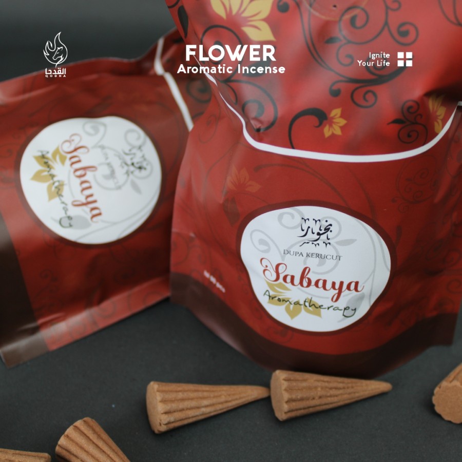 Bukhur Buhur Dupa Kerucut Aromaterapi Qodha isi 50 Pcs Aroma SABAYA