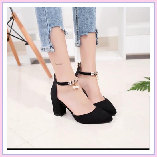 Heels Wanita Heels Zara Sandal Wanita t Murah Terbaru Hils P Xx653 Hak Tahu Kaca Cinderella - Sandal