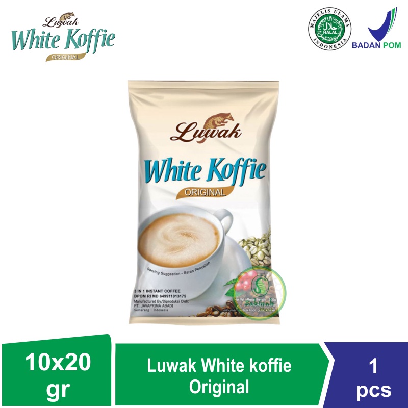 Kopi Luwak White Koffie Original Bag 10x20gr