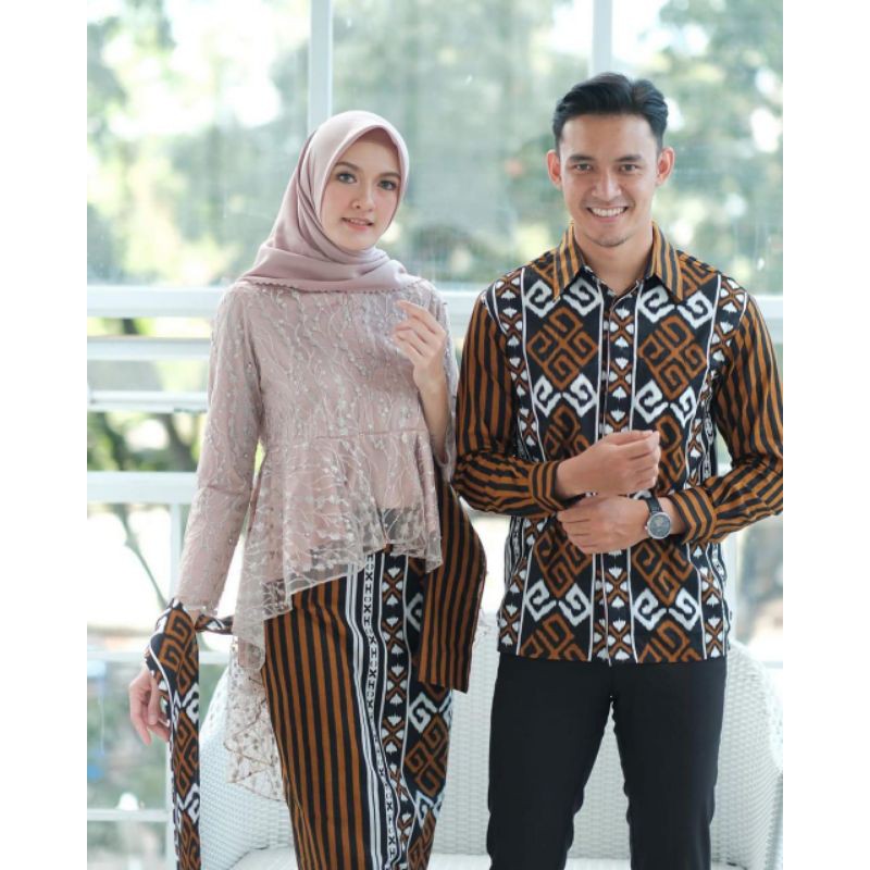 Couple kebaya modern Couple baju batik kebaya kekinian