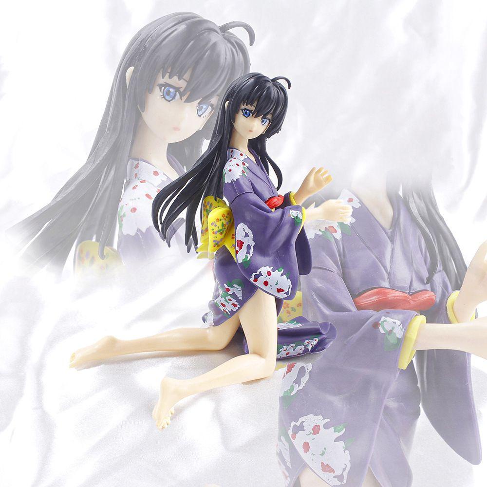 Lanfy My Teen Romantic Comedy SNAFU Untuk Hadiah Koleksi Gadis Figure Mainan Yui Yuigahama Kimono PVC Yukinoshita Yukino