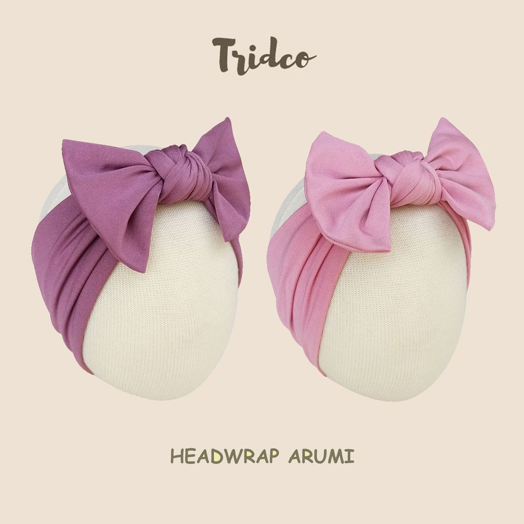Headwrap Arumi - Bandana Bando Baby Girl Anak Bayi Set New Born Perempuan Lucu 1 Tahun