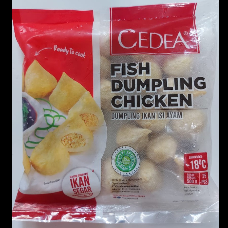 

CEDEA DUMPLING IKAN ISI AYAM 500GRAM