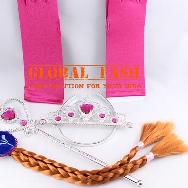♗ set mahkota frozen elsa anna / crown frozen 4 in 1 / mahkota rambut tongkat elsa anna ♬