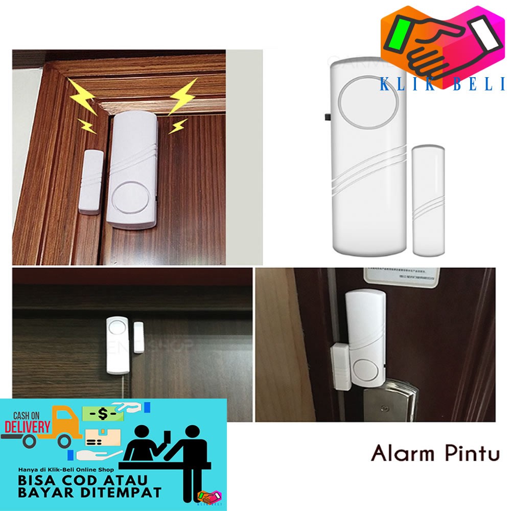 Alarm Pintu Jendela JD-188 / Alarm Pintu Panjang Lemari Rumah Sensor Bel Anti Maling