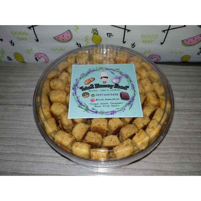 

Kastengel KEJU gurih renyah - TOPLES KEJU (sktr 250gr)