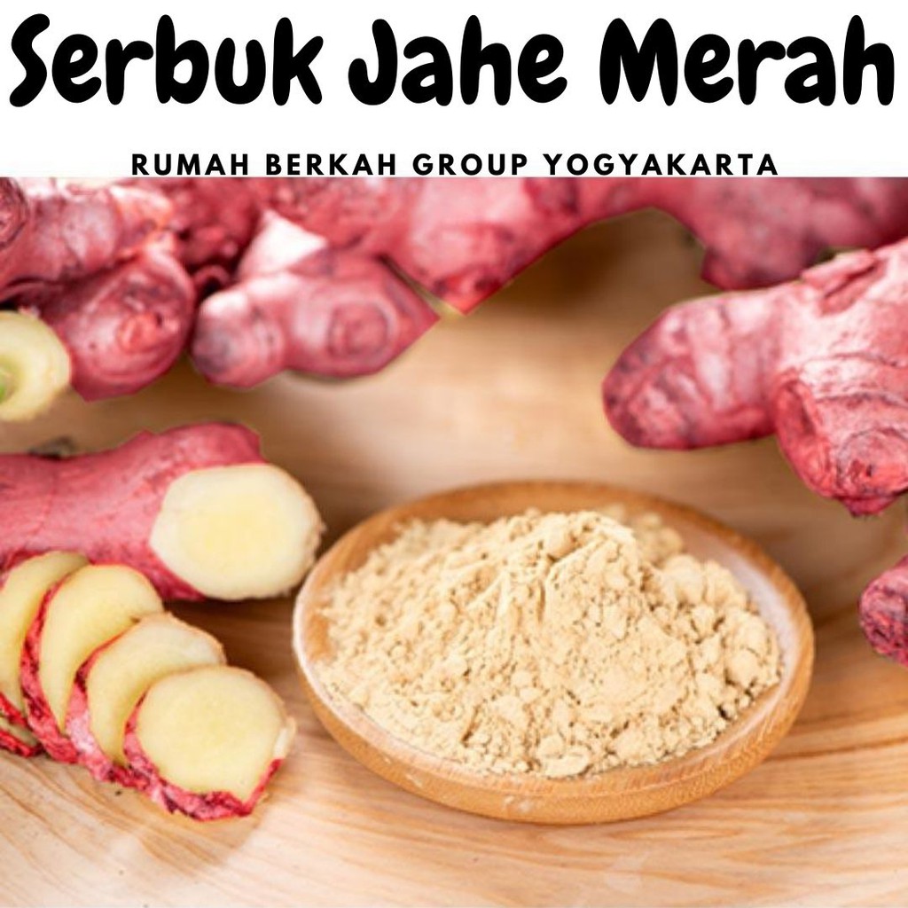 

Serbuk Jahe Merah Asli Murni Alami organik 250gram