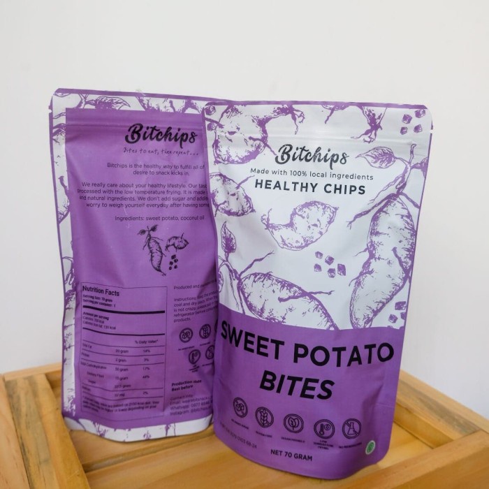 

⭐ COD ⭐ BITCHIPS SWEET POTATO BITES 70GR