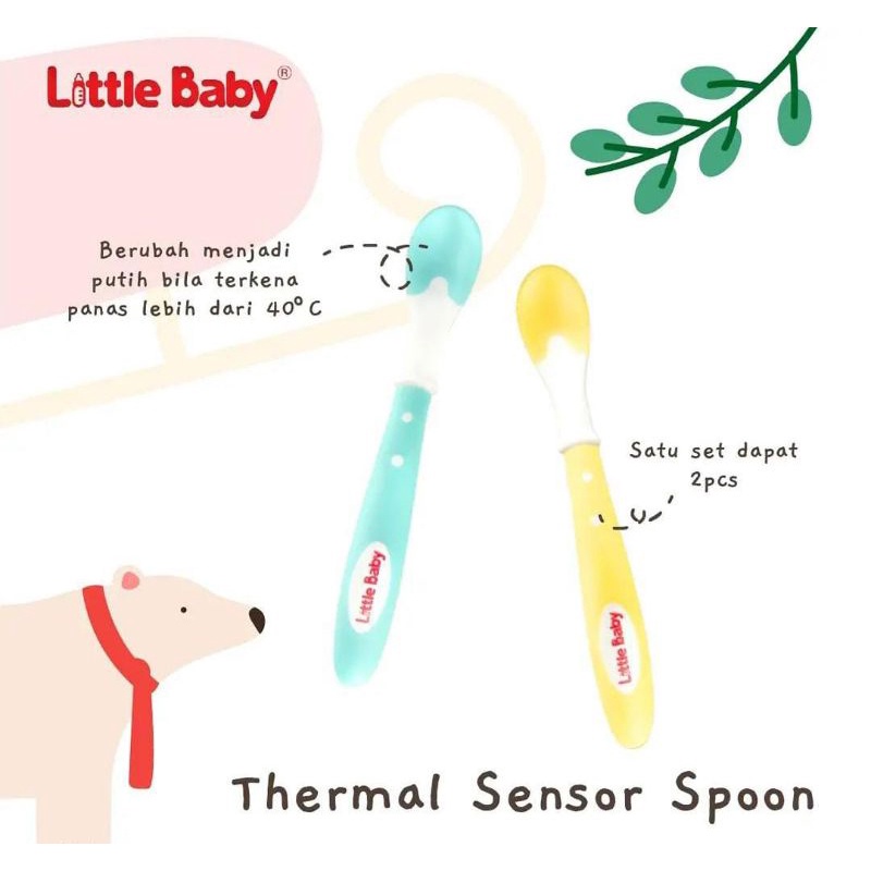 Little Baby THERMAL SPOON / SENDOK SENSOR isi 2pcs