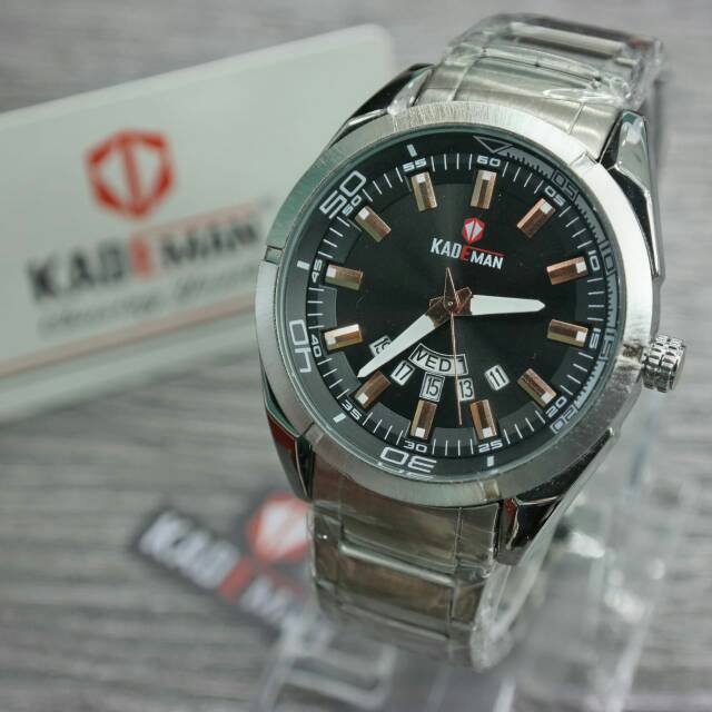 JAM TANGAN PRIA/COWOK KADEMAN ORIGINAL RANTAI TERBARU ANTI AIR ELEGANT HARGA BERSAHABAT.